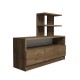 Shoe Cabinet Airy - Walnut Brown Shoe Cabinet Airy - Walnut Brown