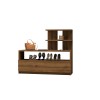 Shoe Cabinet Airy - Walnut Brown