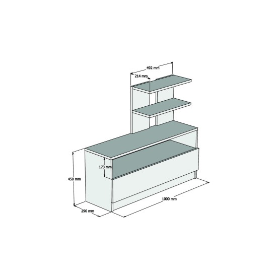 Shoe Cabinet Airy - Walnut Brown Shoe Cabinet Airy - Walnut Brown