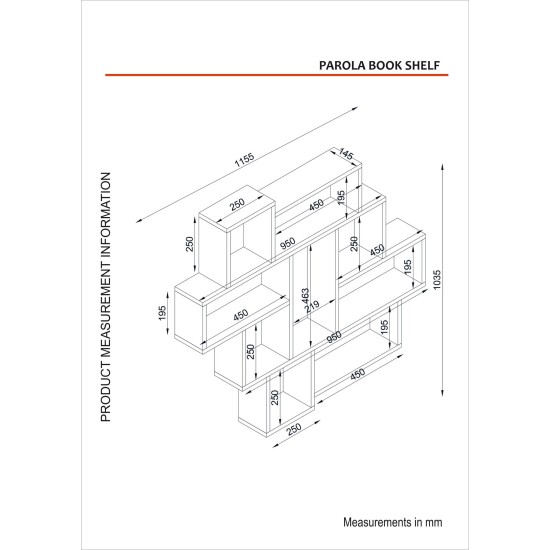 Wall Shelf Parola - White White Wall Shelf Parola - White White