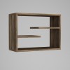 Hanah Home Wall Shelf Tino - Walnut Walnut