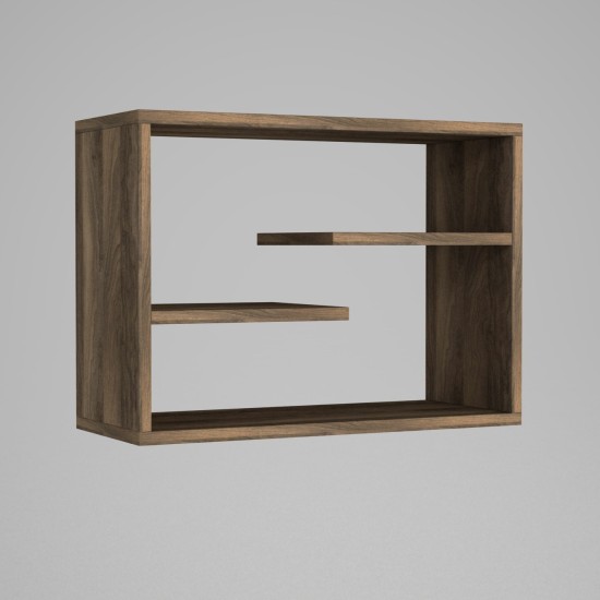 Wall Shelf Tino - Walnut Walnut Hanah Home Wall Shelf Tino - Walnut Walnut