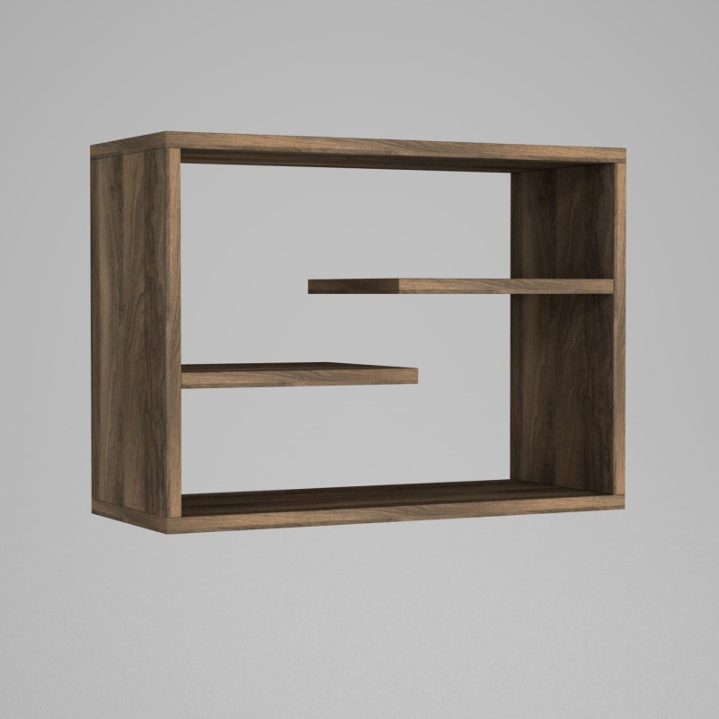 Hanah Home Wall Shelf Tino - Walnut Walnut