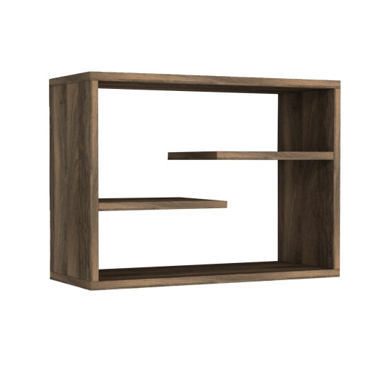 Wall Shelf Tino - Walnut Walnut Hanah Home Wall Shelf Tino - Walnut Walnut