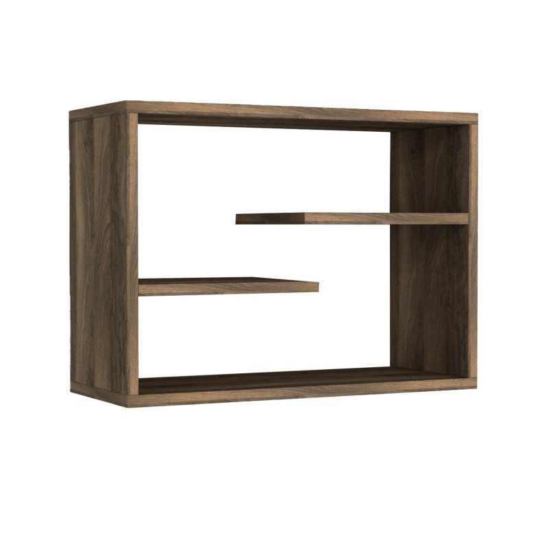 Hanah Home Wall Shelf Tino - Walnut Walnut