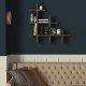 Wall Shelf Juke - Walnut Walnut Hanah Home Wall Shelf Juke - Walnut Walnut