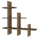 Wall Shelf Juke - Walnut Walnut Hanah Home Wall Shelf Juke - Walnut Walnut
