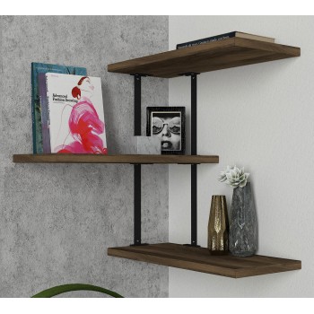 Wall Shelf Frisbi Walnut
Black