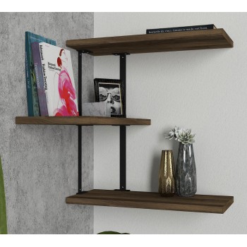 Wall Shelf Frisbi Walnut
Black