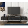 TV Stand Bianco Black
Gold