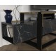 TV Stand Bianco Black
Gold