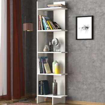 Bookshelf Perla - White White