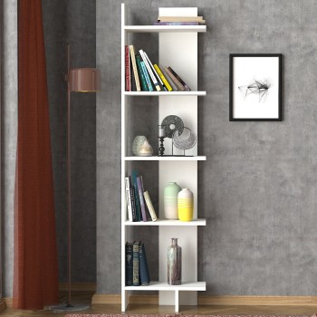 Bookshelf Perla - White White
