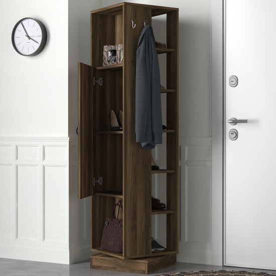 Hall Stand Roll - Walnut Walnut