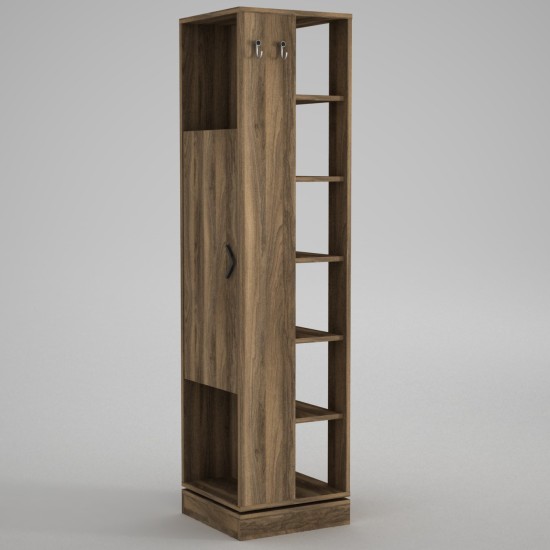 Hall Stand Roll - Walnut Walnut