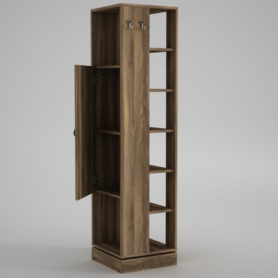 Hall Stand Roll - Walnut Walnut
