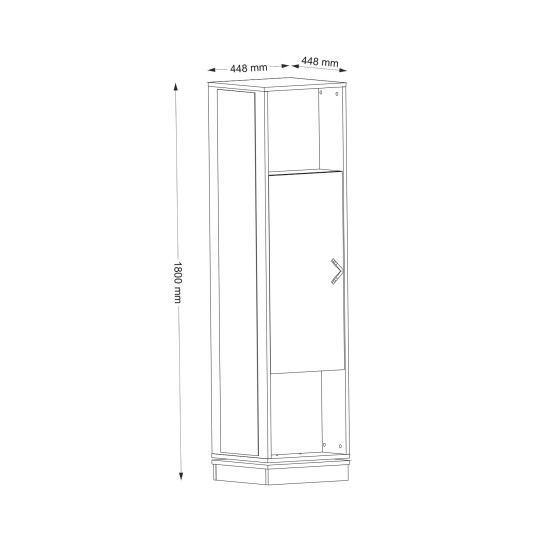 Hall Stand Roll - Walnut Walnut