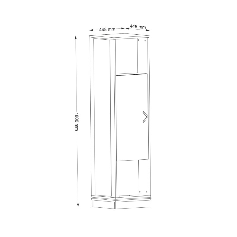 Hall Stand Roll - Walnut Walnut