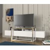 TV Stand Bianco - White, Gold White
Gold