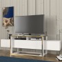 TV Stand Bianco - White, Gold White
Gold