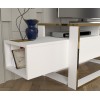 TV Stand Bianco - White, Gold White
Gold