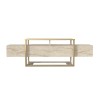TV Stand Bianco - Travertine Travertine