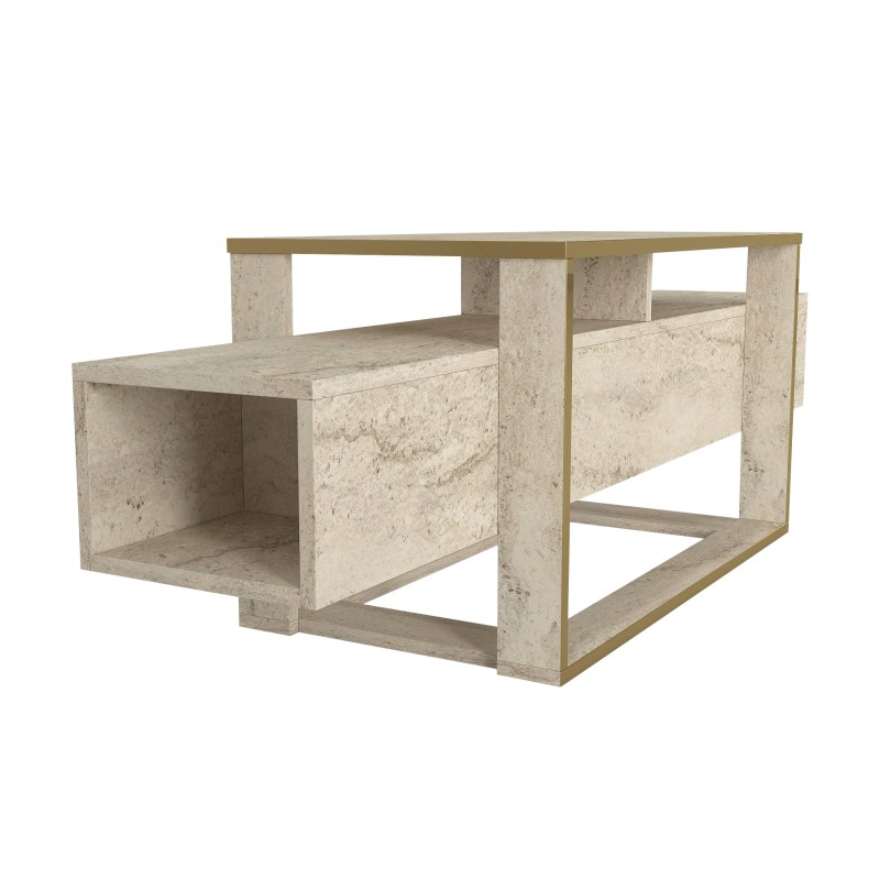 TV Stand Bianco - Travertine Travertine