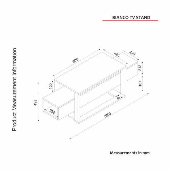 TV Stand Bianco - Travertine Travertine TV Stand Bianco - Travertine Travertine
