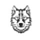 Decorative Metal Wall Accessory Wolf v11 Black