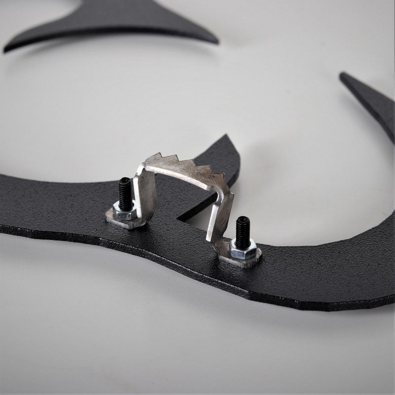 Wallxpert Decorative Metal Wall Accessory World Map Silhouette - Gold Gold