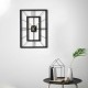 Decorative Metal Wall Clock November Black Decorative Metal Wall Clock November Black