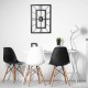 Decorative Metal Wall Clock November Black Decorative Metal Wall Clock November Black