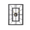 Decorative Metal Wall Clock November XL Black