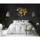 Decorative Metal Wall Accessory World Map Compass Led - Black Black Wallxpert Decorative Metal Wall Accessory World Map Compass Led - Black Black