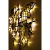 Wallxpert Decorative Metal Wall Accessory World Map Compass Led - Black Black