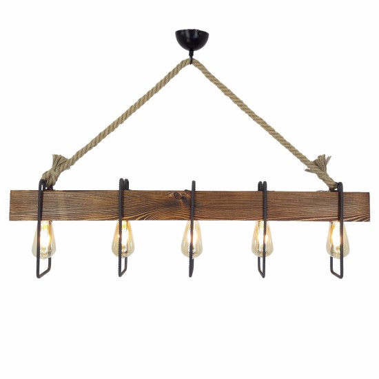 Chandelier Demir Kütük 1 Walnut
Black
Beige