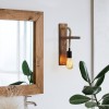 Wall Lamp Ahşap Aplik 17 Walnut
