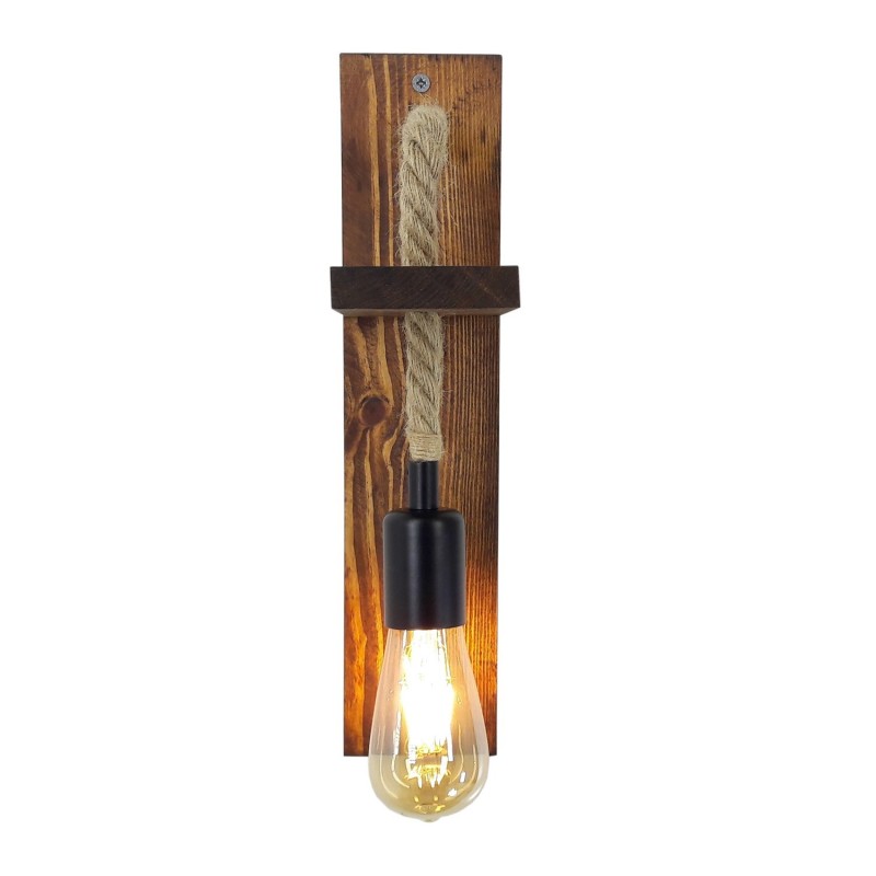 Wall Lamp Ahşap Aplik 17 Walnut