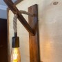 Wall Lamp Ahşap Aplik 18 Walnut