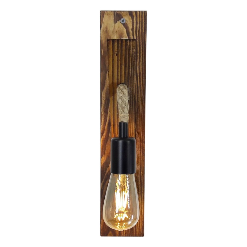 Wall Lamp Ahşap Aplik 18 Walnut