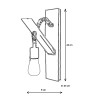 Wall Lamp Ahşap Aplik 18 Walnut