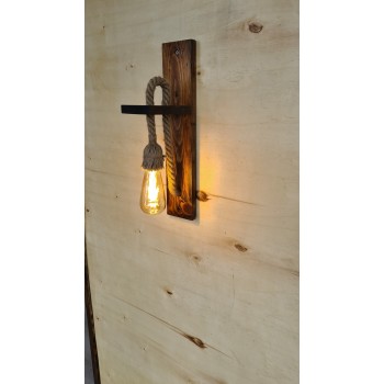Wall Lamp Ahşap Aplik 23 Walnut