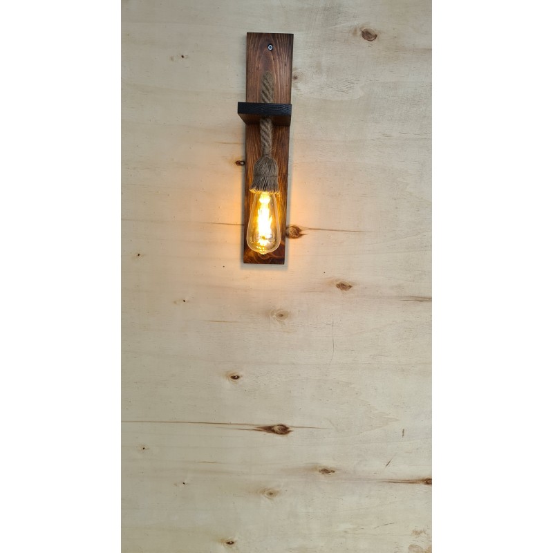 Wall Lamp Ahşap Aplik 23 Walnut