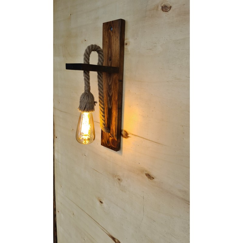 Wall Lamp Ahşap Aplik 23 Walnut
