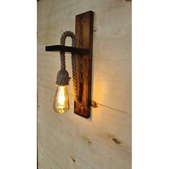 Wall Lamp Ahşap Aplik 23 Walnut Wall Lamp Ahşap Aplik 23 Walnut