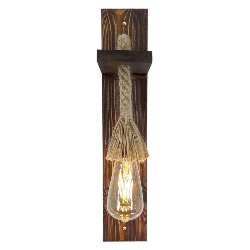 Wall Lamp Ahşap Aplik 23 Walnut