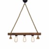 Chandelier Kütük Halat 2 Walnut
