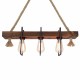 Opviq Chandelier Demir Kütük 2 Walnut