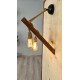 Wall Lamp Merdiven Halat Aplik Walnut Wall Lamp Merdiven Halat Aplik Walnut