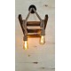 Wall Lamp Merdiven Halat Aplik Walnut Wall Lamp Merdiven Halat Aplik Walnut